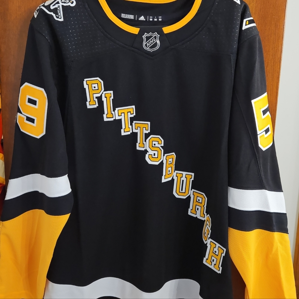 Pittsburgh penguins adidas Jake guentzel jersey size 50 (medium)